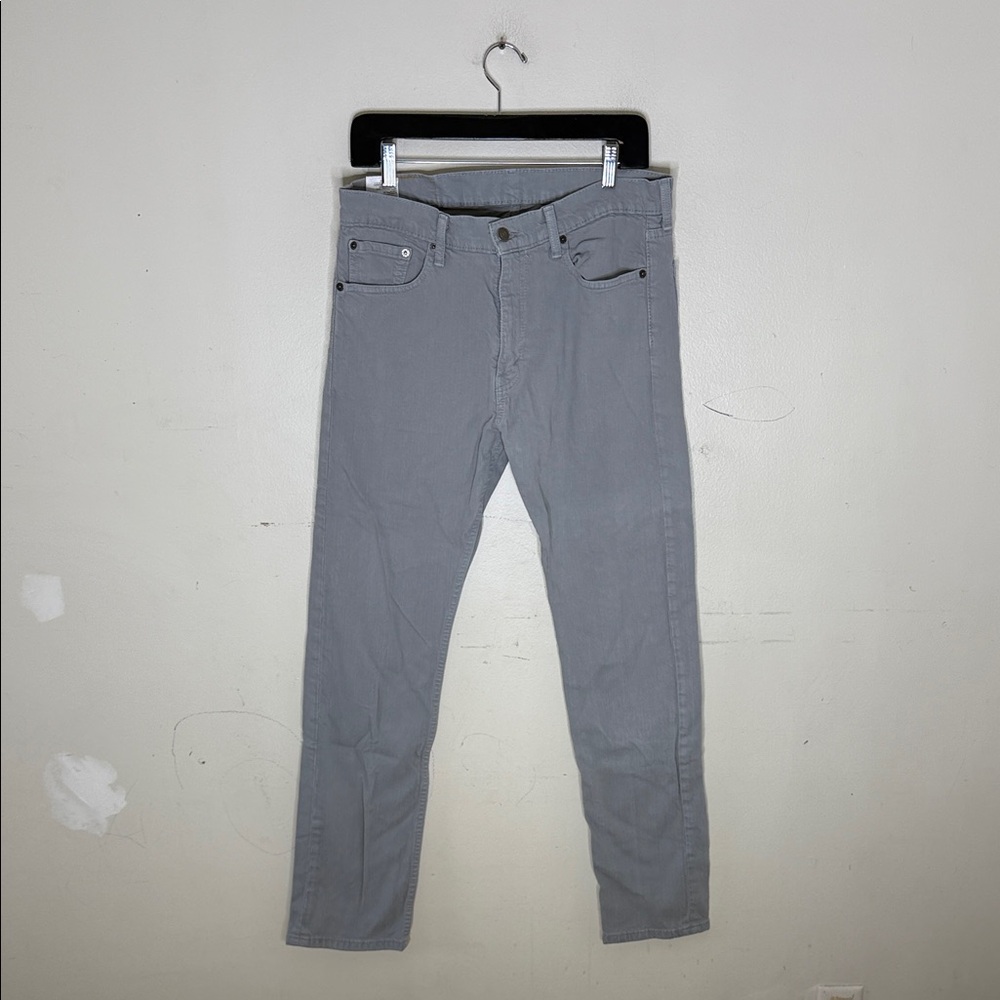 Levi's 513 Gray Straight-Leg Jeans Size 33/32